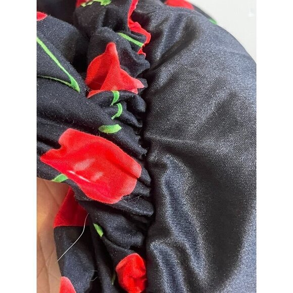 Torrid Dress 12 Black Skater Cherry Retro Pinup Fairy Goth Whimsical Punk - Picture 8 of 16